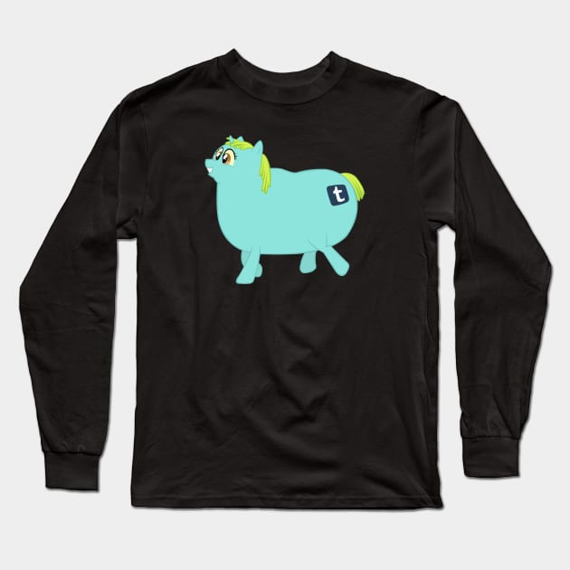 Diabetty - The Tumblr Pony Long Sleeve T-Shirt by Brony Designs